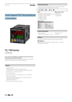 TZ/TZN SERIES: DUAL-SPEED PID TEMPERATURE CONTROLLERS